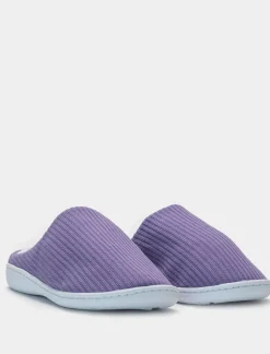 Piazza Italia Pantofola in tessuto con fondo alto - Lilla Viola Shop