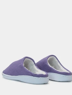 Piazza Italia Pantofola in tessuto con fondo alto - Lilla Viola Shop