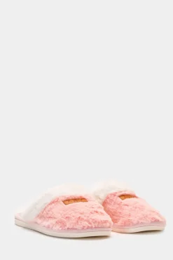 Piazza Italia Pantofola in tessuto furry, in due varianti colore - Rosa Sale