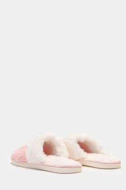 Piazza Italia Pantofola in tessuto furry, in due varianti colore - Rosa Sale