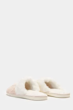 Piazza Italia Pantofola in tessuto furry, in due varianti colore - Beige Best Sale