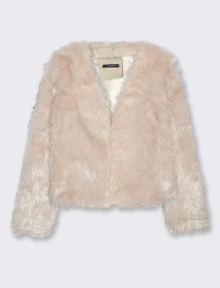 Piazza Italia Pelliccia sintetica con chiusura a zip - Rosa Hot