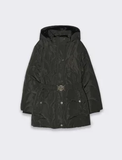 Piazza Italia Piumino cuciture asimmetriche da bambina - Nero Flash Sale