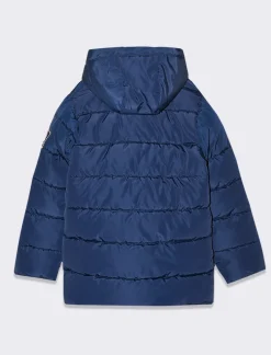 Piazza Italia Piumino imbottito apertura con zip frontale e taschino - Blu Sale