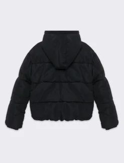Piazza Italia Piumino imbottito con cappuccio - Nero New