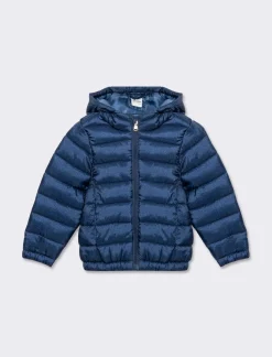 Piazza Italia Piumino imbottito leggero con cappuccio apertura con zip frontale. - Fantasia Multicolore Outlet