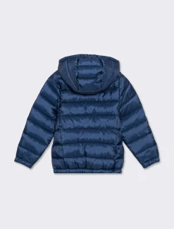 Piazza Italia Piumino imbottito leggero con cappuccio apertura con zip frontale. - Fantasia Multicolore Outlet