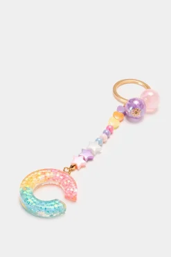 Piazza Italia Portachiavi da bambina con lettera - var 2 Cheap