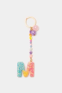 Piazza Italia Portachiavi da bambina con lettera - Var 5 New