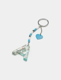 Piazza Italia Portachiavi lettera glitter da donna - var 1 Discount