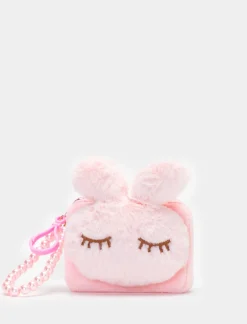 Piazza Italia Portamonete coniglietto da bambina con manico perle - Rosa Fashion