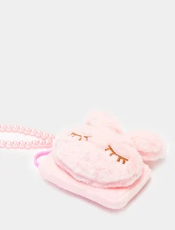 Piazza Italia Portamonete coniglietto da bambina con manico perle - Rosa Fashion