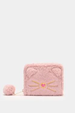 Piazza Italia Portamonete da bambina con gattina - Rosa Discount