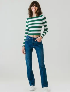 Piazza Italia Pullover cropped slim fit - -bianco Verde New