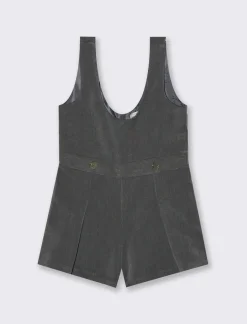 Piazza Italia Salopette foderata con bottoni - Grigio Hot