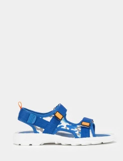 Piazza Italia Sandalo con doppio strappo da bambino - Blu Sale