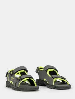 Piazza Italia Sandalo con doppio strappo da bambino - Grigio Online