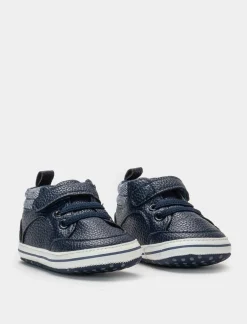 Piazza Italia Scarpa a collo alto con strappo e suola antiscivolo - Blu Outlet