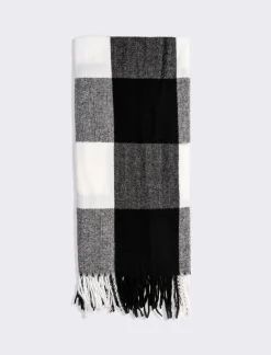 Piazza Italia Sciarpa da donna modello quadrato - Nero Sale