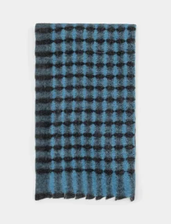 Piazza Italia Sciarpa da donna traforata - Denim Blu Discount