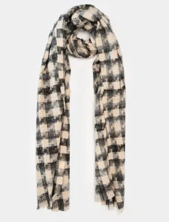 Piazza Italia Sciarpa da uomo in piè de poul - Grigio Cheap