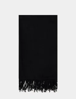 Piazza Italia sciarpa donna unito c/frange - Nero Cheap