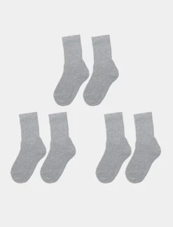 Piazza Italia Set calzini 3 paia sport unisex  - Grigio Online