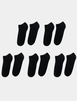 Piazza Italia Set calzini corti 5 paia da uomo - Nero New