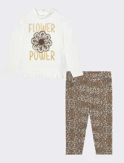 Piazza Italia Set completo maglietta e pantaloni - panna Bianco New