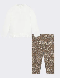 Piazza Italia Set completo maglietta e pantaloni - panna Bianco New