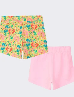 Piazza Italia Shorts 2 pack in felpa - Giallo Sale