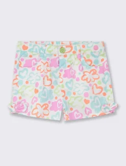 Piazza Italia Shorts fantasia con elastico regolabile - Bianco Hot