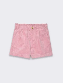 Piazza Italia Shorts in velluto a coste - Rosa Cheap