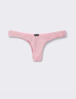 Piazza Italia Slip costume lurex modello V - glicine Viola Best Sale