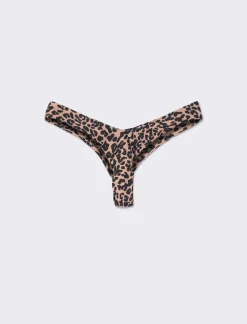 Piazza Italia Slip mare modello V da donna - Leopardato Animalier Hot