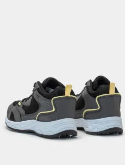 Piazza Italia Sneakers a collo alto in poliuretano e inserti - Nero Cheap