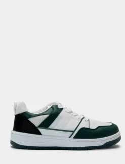 Piazza Italia Sneakers con elementi combinati - Bianco Outlet