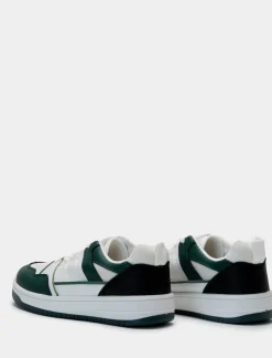 Piazza Italia Sneakers con elementi combinati - Bianco Outlet