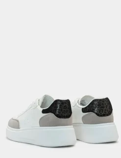 Piazza Italia Sneakers con multielementi in contrasto - Bianco Hot