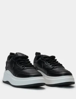 Piazza Italia Sneakers con riporto in tessuto tweed - Nero Cheap