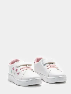 Piazza Italia Sneakers con strappi con stelle multicolor - Bianco Cheap