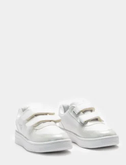 Piazza Italia Sneakers con strappi e riporti glitterati - Bianco Online