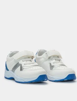 Piazza Italia Sneakers con strappo in poliretano - Bianco Clearance