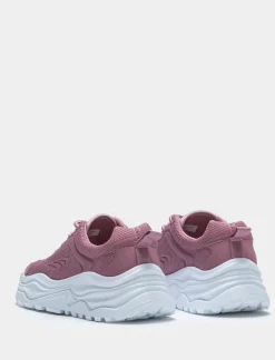 Piazza Italia Sneakers in tessuto sintetico. In due variani colore. - Rosa Outlet