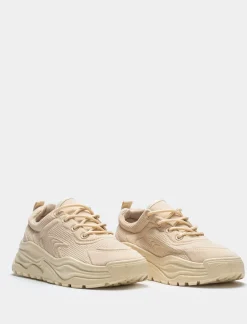 Piazza Italia Sneakers in tessuto sintetico. In due variani colore. - Beige Online