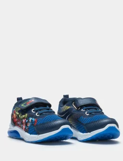 Piazza Italia Sneakers light con strappo e stampa Avengers. - Blu Shop