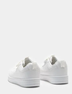 Piazza Italia Sneakers minimal in poliuretano con strappo. - Bianco Store