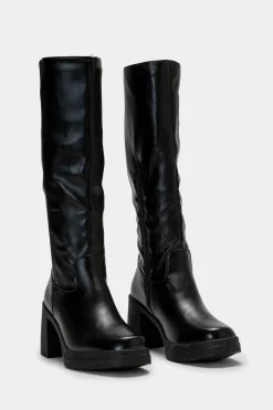 Piazza Italia Stivale al ginocchio con tacco 80 mm - Nero Store