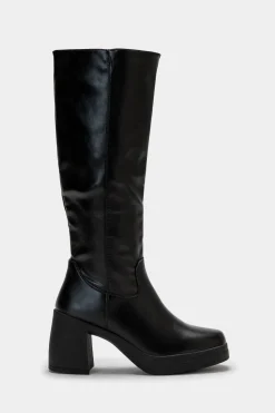 Piazza Italia Stivale al ginocchio con tacco 80 mm - Nero Store