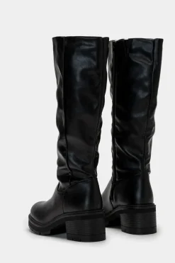 Piazza Italia Stivale cavallerizza con fondo roccia - Nero Sale